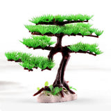 Max Aquarium Fish Tank Landscaping Simulation Plant Plain pine with Base