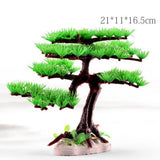Max Aquarium Fish Tank Landscaping Simulation Plant Plain pine with Base