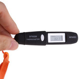 Max Mini Pen Type Non-Contact LCD Digital Infrared IR Temperature Gauge Black