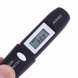 Max Mini Pen Type Non-Contact LCD Digital Infrared IR Temperature Gauge Black