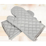 Max Kitchen Cooking BBQ Microwave Oven Gloves Insulation Non-Slip Mitts  L