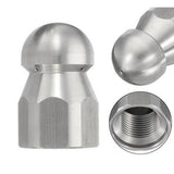 Max Pressure Washer Drain Sewer Cleaning Pipe Jetter Rotary Nozzle B:Round Head