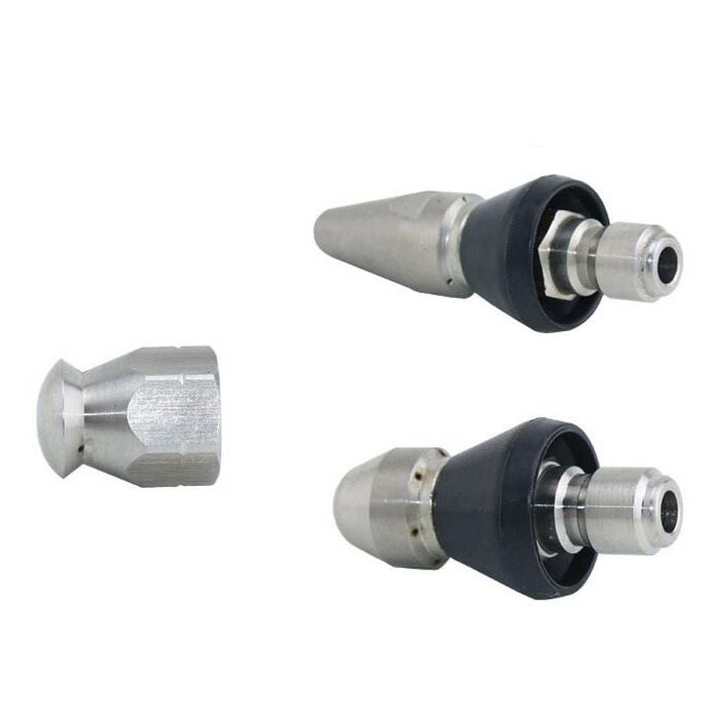 Max Pressure Washer Drain Sewer Cleaning Pipe Jetter Rotary Nozzle C:Round Head