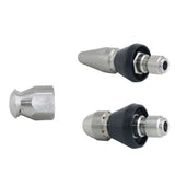 Max Pressure Washer Drain Sewer Cleaning Pipe Jetter Rotary Nozzle C:Round Head