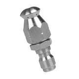 Max Pressure Washer Drain Sewer Cleaning Pipe Jetter Rotary Nozzle E:Round Head