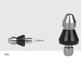 Max Pressure Washer Drain Sewer Cleaning Pipe Jetter Rotary Nozzle H:Cusp Head M