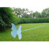 Max Animal Plant butterfly Stake Garden Outdoor Lawn Patio Decor Blue 10cm