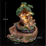 Max Creative Miniature Stump Resin Planter Flower Pot  for Succulents Cactus