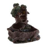 Max Creative Miniature Stump Resin Planter Flower Pot  for Succulents Cactus