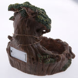 Max Creative Miniature Stump Resin Planter Flower Pot  for Succulents Cactus
