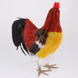 Max Artificial Realistic Rooster Figure Home Outdoor Garden Decor 24x20cm(9.4x7.8inches) Style B