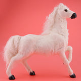 Max Lifelike Horse Statue Indoor Outdoor Garden Ornament Prop Model Figure White