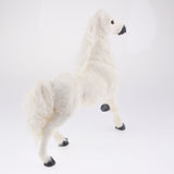 Max Lifelike Horse Statue Indoor Outdoor Garden Ornament Prop Model Figure White