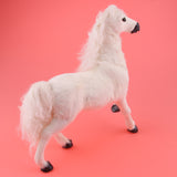 Max Lifelike Horse Statue Indoor Outdoor Garden Ornament Prop Model Figure White