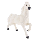 Max Lifelike Horse Statue Indoor Outdoor Garden Ornament Prop Model Figure White