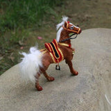 Max Lifelike Horse Statue Indoor Outdoor Garden Ornament Prop Model Figure Brown