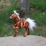 Max Lifelike Horse Statue Indoor Outdoor Garden Ornament Prop Model Figure Brown