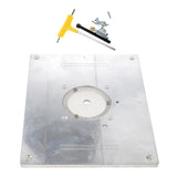 Max 235 x 300mm Aluminum Alloy Router Table Insert Plate for Woodworking Benches