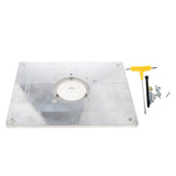 Max 235 x 300mm Aluminum Alloy Router Table Insert Plate for Woodworking Benches