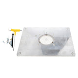 Max 235 x 300mm Aluminum Alloy Router Table Insert Plate for Woodworking Benches