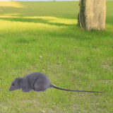 Max Realistic Mouse Animal Ornament Garden Decor Kids Educational Toy Grey