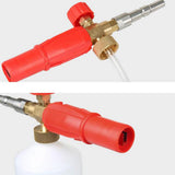Max 3000PSI Washer Snow Foam Lance Car Wash Adjustable Foam Spray Cannon Red