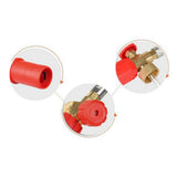 Max 3000PSI Washer Snow Foam Lance Car Wash Adjustable Foam Spray Cannon Red
