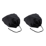 Max 2PCS Universal Automobile Rearview Mirror Dust /Snow Cover Waterproof Black