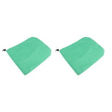 Max 2PCS Universal Automobile Rearview Mirror Dust /Snow Cover Waterproof Green