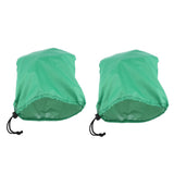 Max 2PCS Universal Automobile Rearview Mirror Dust /Snow Cover Waterproof Green