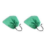 Max 2PCS Universal Automobile Rearview Mirror Dust /Snow Cover Waterproof Green