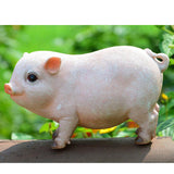 Max Resin Craft Pig Statue Garden Decor Animal Sculpture B:Standing Pig