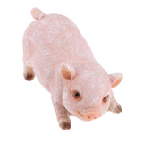 Max Resin Craft Pig Statue Garden Decor Animal Sculpture C:Sitting Pig