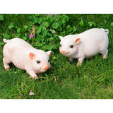 Max Resin Craft Pig Statue Garden Decor Animal Sculpture C:Sitting Pig