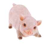 Max Resin Craft Pig Statue Garden Decor Animal Sculpture C:Sitting Pig