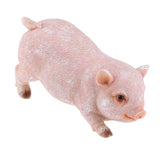 Max Resin Craft Pig Statue Garden Decor Animal Sculpture C:Sitting Pig