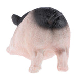 Max Resin Craft Pig Statue Garden Decor Animal Sculpture E:Colorful Sitting Pig