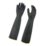 Max 1 Pair of Solvent Oil Resistant Nitrile Rubber Cleaning Work Gloves 55cm