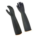 Max 1 Pair of Solvent Oil Resistant Nitrile Rubber Cleaning Work Gloves 55cm