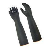 Max 1 Pair of Solvent Oil Resistant Nitrile Rubber Cleaning Work Gloves 55cm