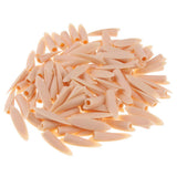 Max 100pcs Trimmable Solid Wooden Plugs - Jig Screws - Pocket-holes - DIY Yellow