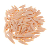 Max 100pcs Trimmable Solid Wooden Plugs - Jig Screws - Pocket-holes - DIY Yellow