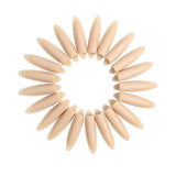 Max 100pcs Trimmable Solid Wooden Plugs - Jig Screws - Pocket-holes - DIY Yellow