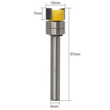 Max Maxb 6mm Woodworking Milling Cutter Slotting Cutter with Bearing Trimming Tool 1
