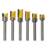 Max Maxb 6mm Woodworking Milling Cutter Slotting Cutter with Bearing Trimming Tool 3