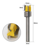 Max Maxb 6mm Woodworking Milling Cutter Slotting Cutter with Bearing Trimming Tool 5