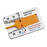 Max Maxb Tyre Tread Depth Gauge Caliper Auto Motorcycle Caravan Trailer Wheel Measure