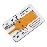 Max Maxb Tyre Tread Depth Gauge Caliper Auto Motorcycle Caravan Trailer Wheel Measure