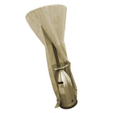 Max Waterproof Outdoor Garden Patio Heater Cover Protector Cream 84x221cm