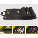 Max Large Capacity Electrician Tool Pouch Organizer Bag Roll Up Tool Bag